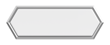 Üç boyutlu düğme. Boş tuş. 3B illüstrasyon.
