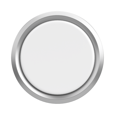 Üç boyutlu düğme. Boş tuş. 3B illüstrasyon.