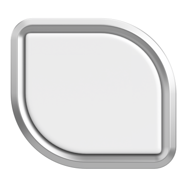 Üç boyutlu düğme. Boş tuş. 3B illüstrasyon.