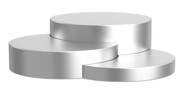 Ürün sergisi. Ürün podyumu. 3B illüstrasyon.