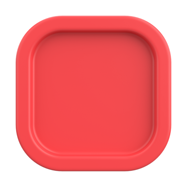 Üç boyutlu düğme. Boş tuş. 3B illüstrasyon.