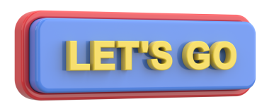 Hadi düğme. Düğmelerimizi ilikleyelim. 3B illüstrasyon.