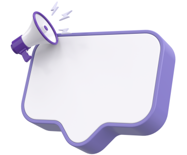 Magafonlu Bildiri Kutusu. 3B Görüntü.