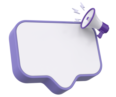 Magafonlu Bildiri Kutusu. 3B Görüntü.