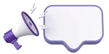 Magafonlu Bildiri Kutusu. 3B Görüntü.