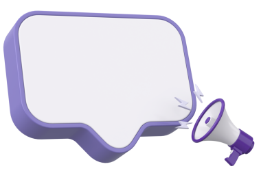 Magafonlu Bildiri Kutusu. 3B Görüntü.