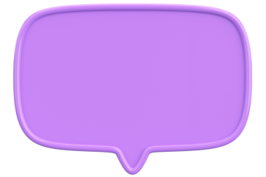 Konuşma balonu. Mesaj kutusu. 3B illüstrasyon.