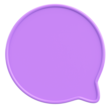 Konuşma balonu. Mesaj kutusu. 3B illüstrasyon.