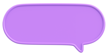 Konuşma balonu. Mesaj kutusu. 3B illüstrasyon.