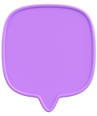 Konuşma balonu. Mesaj kutusu. 3B illüstrasyon.