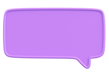 Konuşma balonu. Mesaj kutusu. 3B illüstrasyon.