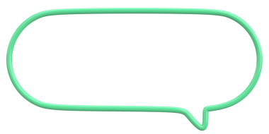 Konuşma balonu. Mesaj kutusu. 3B illüstrasyon.
