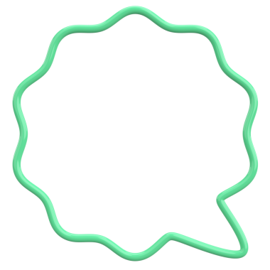 Konuşma balonu. Mesaj kutusu. 3B illüstrasyon.