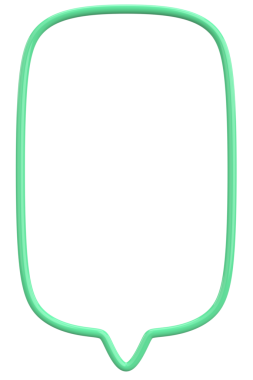 Konuşma balonu. Mesaj kutusu. 3B illüstrasyon.