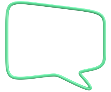 Konuşma balonu. Mesaj kutusu. 3B illüstrasyon.