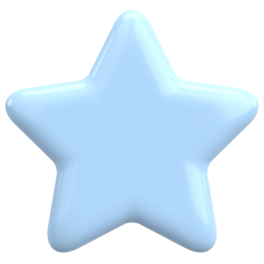 Üç boyutlu yıldız. Yıldız şeklinde. 3B illüstrasyon.