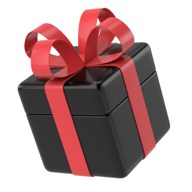 Üç boyutlu hediye kutusu. 3B illüstrasyon.