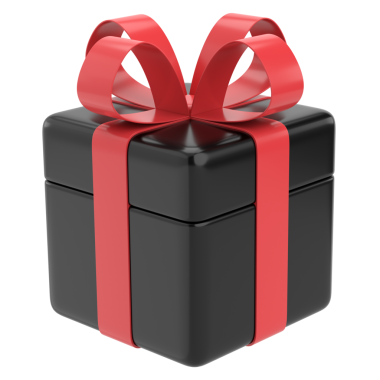 Üç boyutlu hediye kutusu. 3B illüstrasyon.