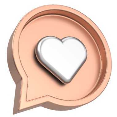 İkon gibi. Düğme gibi. 3B illüstrasyon.