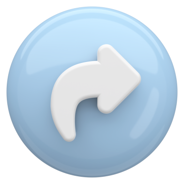 Paylaş düğmesi. Simgeyi paylaş. 3B illüstrasyon.