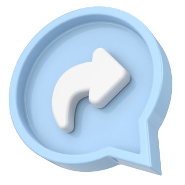 Simgeyi paylaş. Paylaş düğmesi. 3B illüstrasyon.