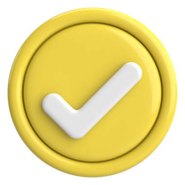 3 boyutlu onay kutusu. İşaretle. 3B illüstrasyon.