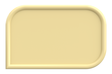 Fiyat etiketi Mesaj kutusu. 3B illüstrasyon.