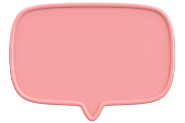 Konuşma balonu. Mesaj kutusu. 3B illüstrasyon.