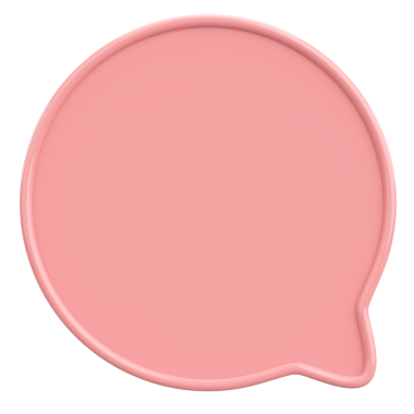 Konuşma balonu. Mesaj kutusu. 3B illüstrasyon.