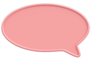 Konuşma balonu. Mesaj kutusu. 3B illüstrasyon.