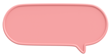 Konuşma balonu. Mesaj kutusu. 3B illüstrasyon.