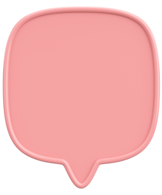 Konuşma balonu. Mesaj kutusu. 3B illüstrasyon.