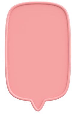 Konuşma balonu. Mesaj kutusu. 3B illüstrasyon.