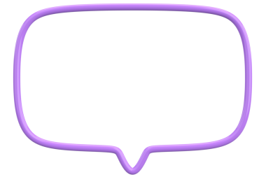 Konuşma balonu. Mesaj kutusu. 3B illüstrasyon.