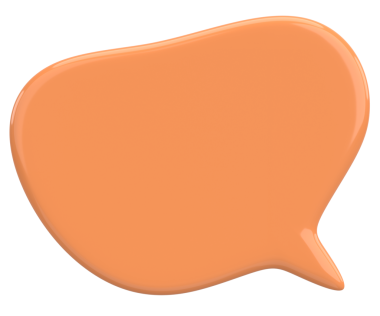 Konuşma balonu. Mesaj kutusu. 3B illüstrasyon.