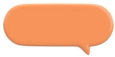 Konuşma balonu. Mesaj kutusu. 3B illüstrasyon.