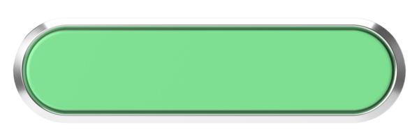 Üç boyutlu düğme. Boş tuş. 3B illüstrasyon.