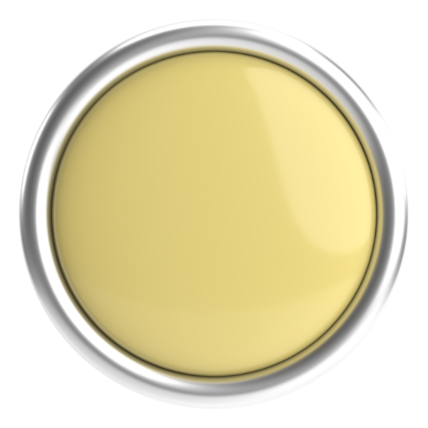 Üç boyutlu daire düğmesi. Boş tuş. 3B illüstrasyon.