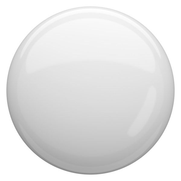 Üç boyutlu daire düğmesi. Boş tuş. 3B illüstrasyon.