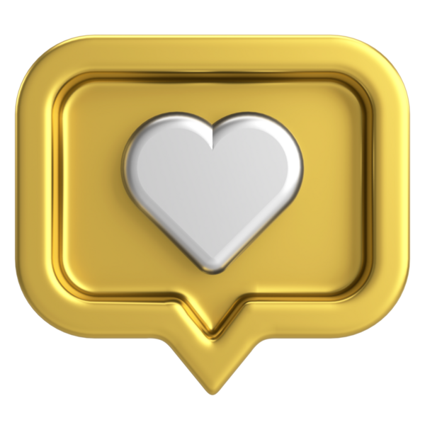 Düğme gibi. İkon gibi. 3B illüstrasyon.