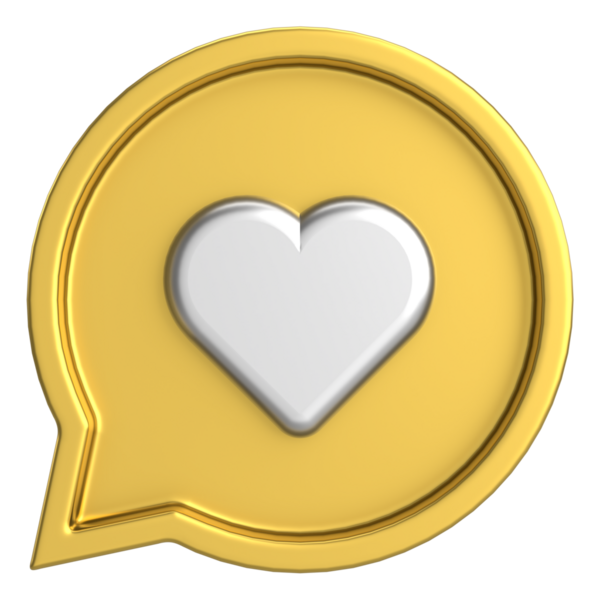 Düğme gibi. İkon gibi. 3B illüstrasyon.