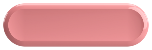 Üç boyutlu düğme. Boş tuş. 3B illüstrasyon.