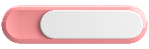 Üç boyutlu düğme. Boş tuş. 3B illüstrasyon.