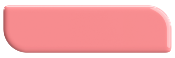 Üç boyutlu düğme. Boş tuş. 3B illüstrasyon.