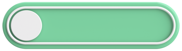 Üç boyutlu düğme. Boş tuş. 3B illüstrasyon.