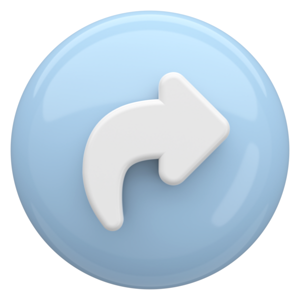 Paylaş düğmesi. Simgeyi paylaş. 3B illüstrasyon.