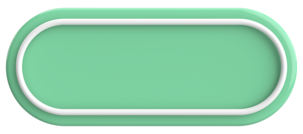 Üç boyutlu düğme. Boş tuş. 3B illüstrasyon.