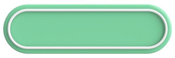 Üç boyutlu düğme. Boş tuş. 3B illüstrasyon.