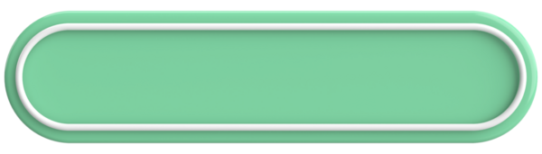 Üç boyutlu düğme. Boş tuş. 3B illüstrasyon.