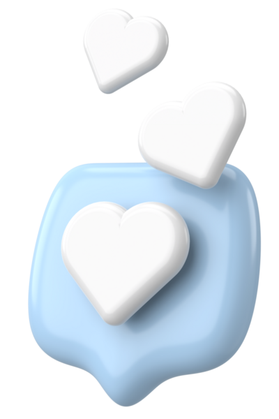 Düğme gibi. İkon gibi. 3B illüstrasyon.